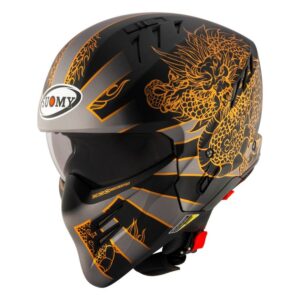 Casque modulable Suomy ARMOR Dragon Matt avec mentonnière amovible et écran solaire interne