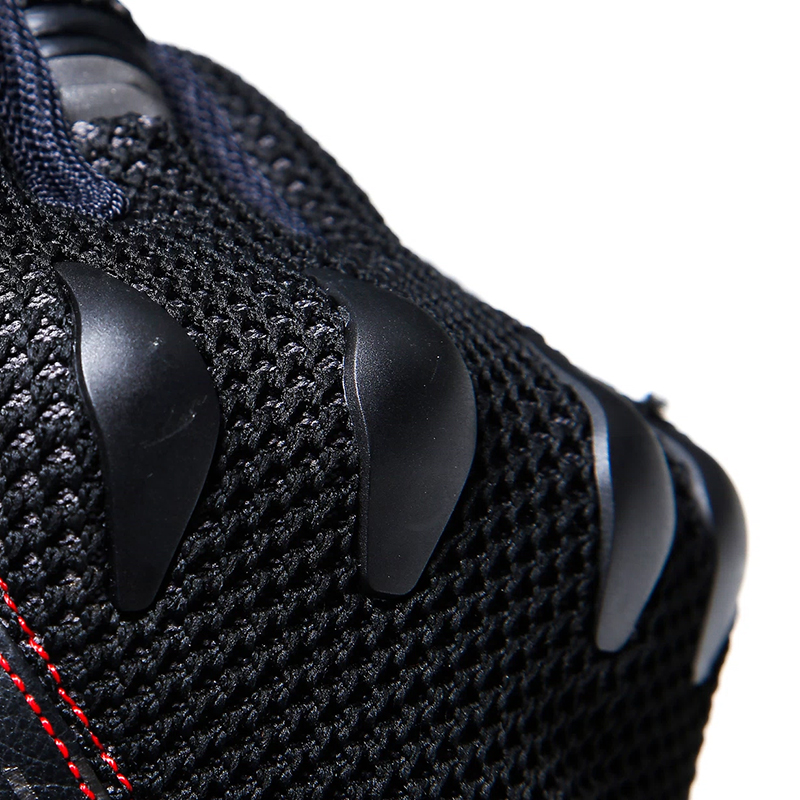 Gants Dainese Karakum Ergo-Tek avec paume cuir et coque de protection. — vue 2