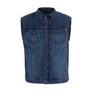 Veste moto John Doe Trucker en coton ciré avec poches extérieures
