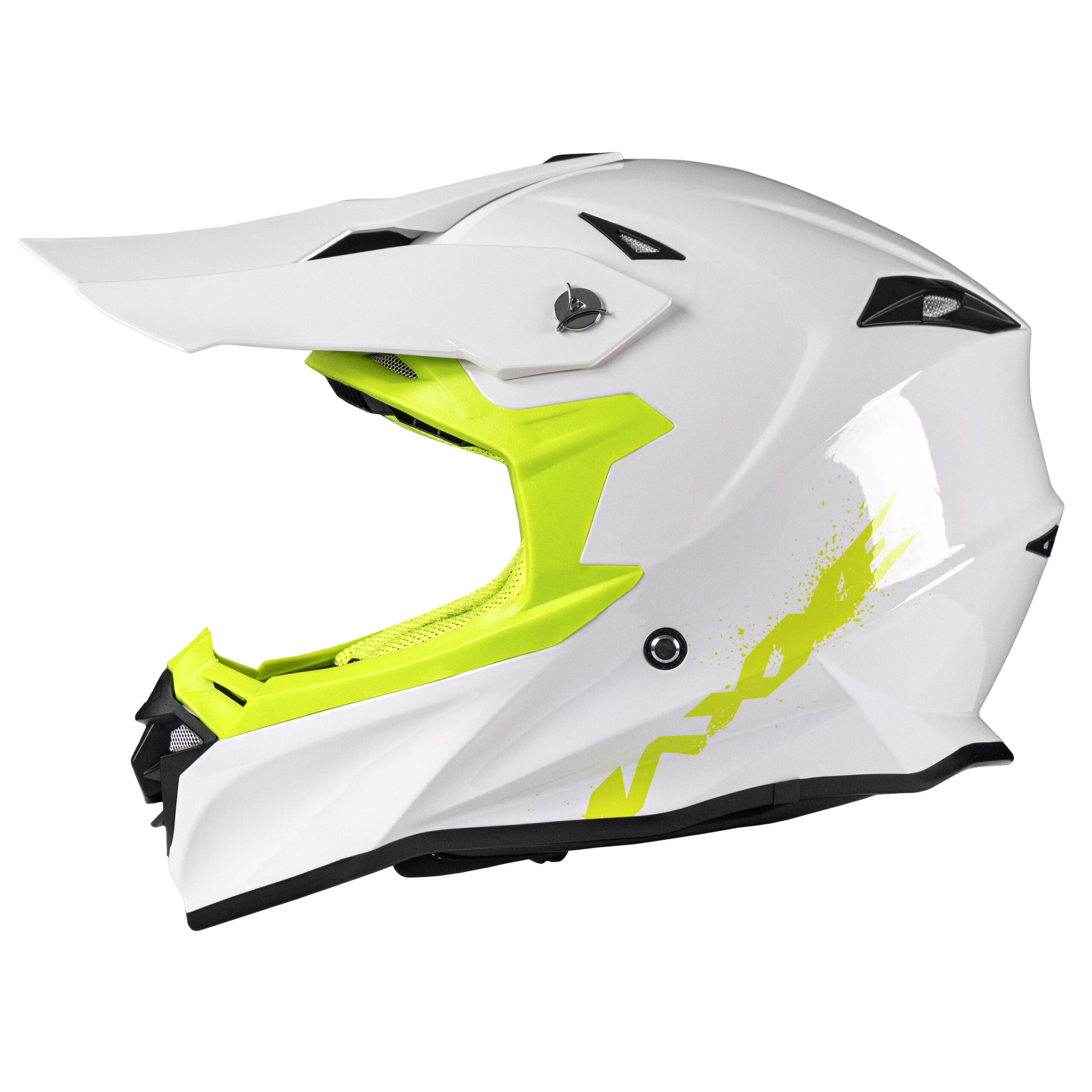 Casque cross MAXXE Sludge avec visière réglable et boucle double D — vue 2