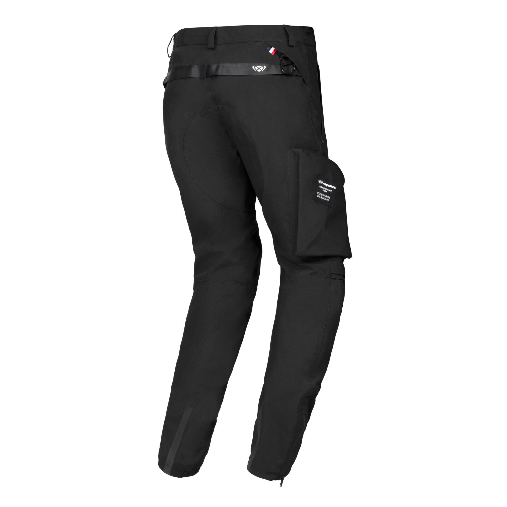 Pantalon moto Ixon AKRO LONG textile à coupe ajustée avec poches et protections — vue 2