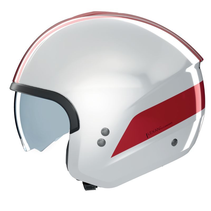 Casque jet Nolan N20-2 Dolce Vita avec écran solaire et coque Lexan