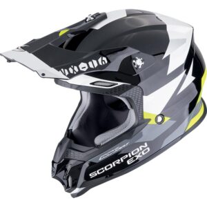 Casque Scorpion VX-16 EVO AIR ROD avec visière réglable pour le cross