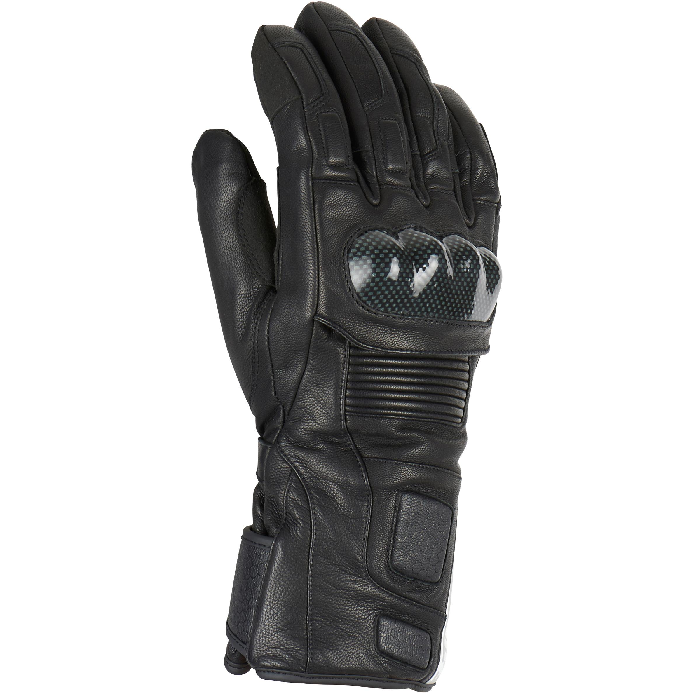 Gants Furygan Blazer 37.5® noirs avec cuir de chèvre et membrane étanche