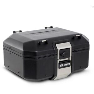 Top case Shad TR55 Terra Black Edition avec finition noire et coffre en aluminium