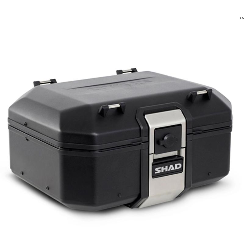 Top case Shad TR55 Terra Black Edition avec finition noire et coffre en aluminium