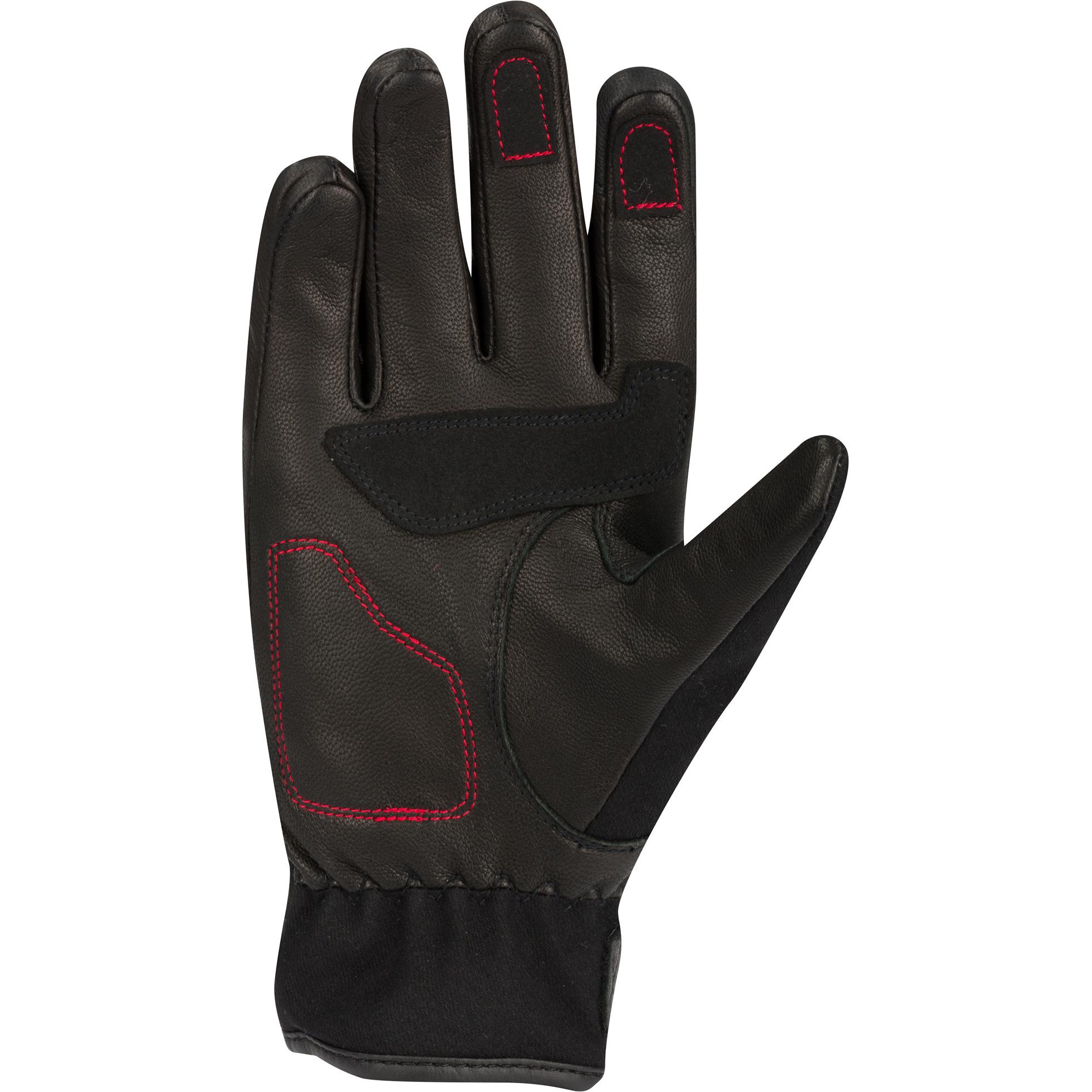 Gants moto Bering Lady Hallenn noirs avec membrane étanche et doublure thermique — vue 2