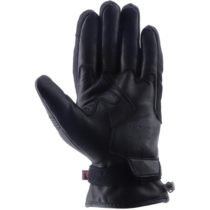Gants Helstons Vertigo Evo noirs à manchette courte avec coque carbone — vue 2