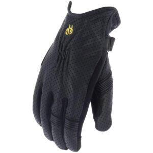 Gants Helstons Condor Air Evo en cuir perforé avec manchette courte
