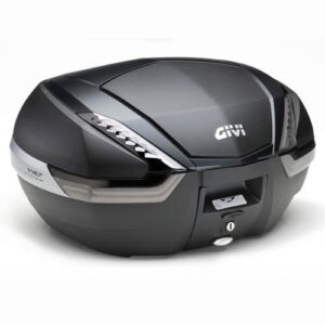 Top case GIVI V47NN avec couvercle aluminium et texture carbone