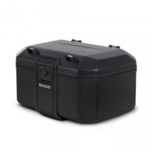 Top case Shad TR55 Terra noir avec coque en aluminium et fermeture intégrée