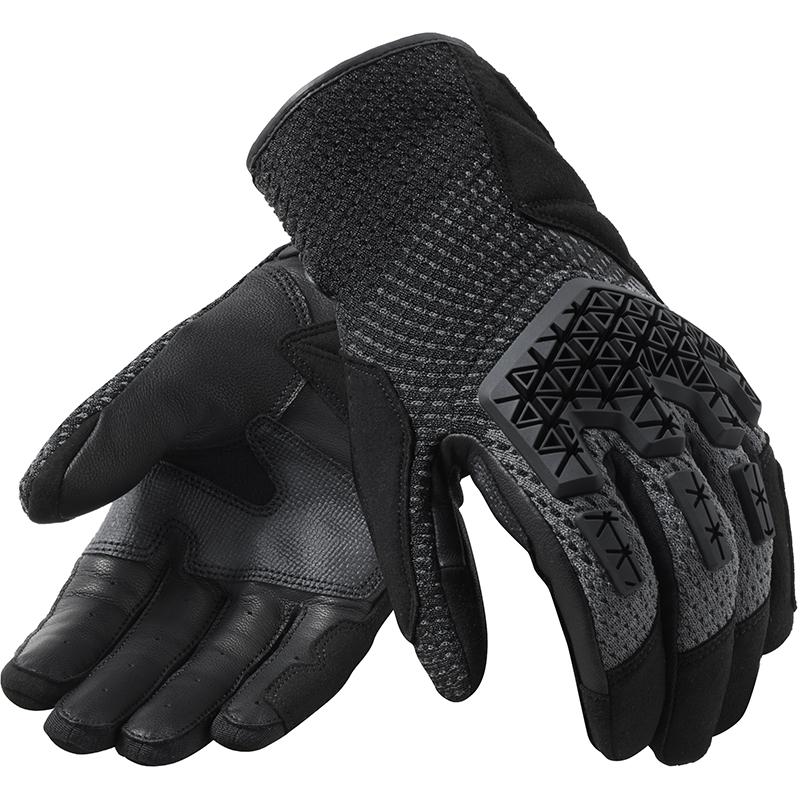 Gants REVIT OFFTRACK 2 noirs avec manchette courte et protections aux phalanges