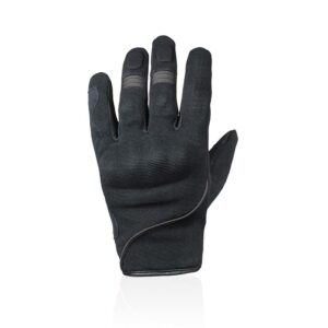 Gants DARTS SPLASH noirs avec coque aux phalanges et paume renforcée