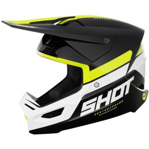 Casque cross SHOT RACE IRON avec visière ventilée et coque renforcée