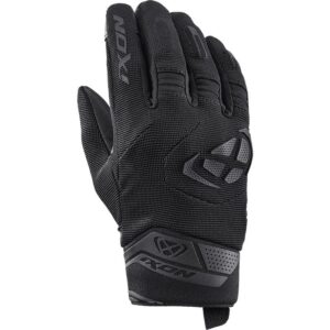 gants Ixon MIG 2 LADY noirs avec manchette courte et paume en cuir