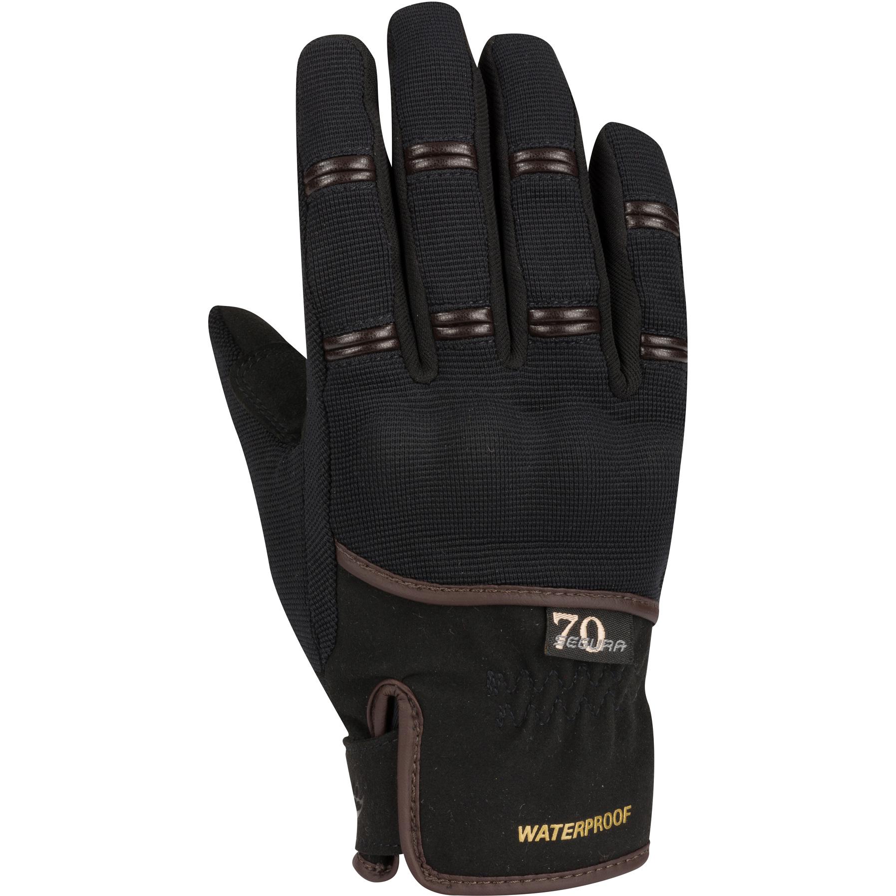 Gants Segura Lady Zeek noirs avec coque aux phalanges et paume renforcée