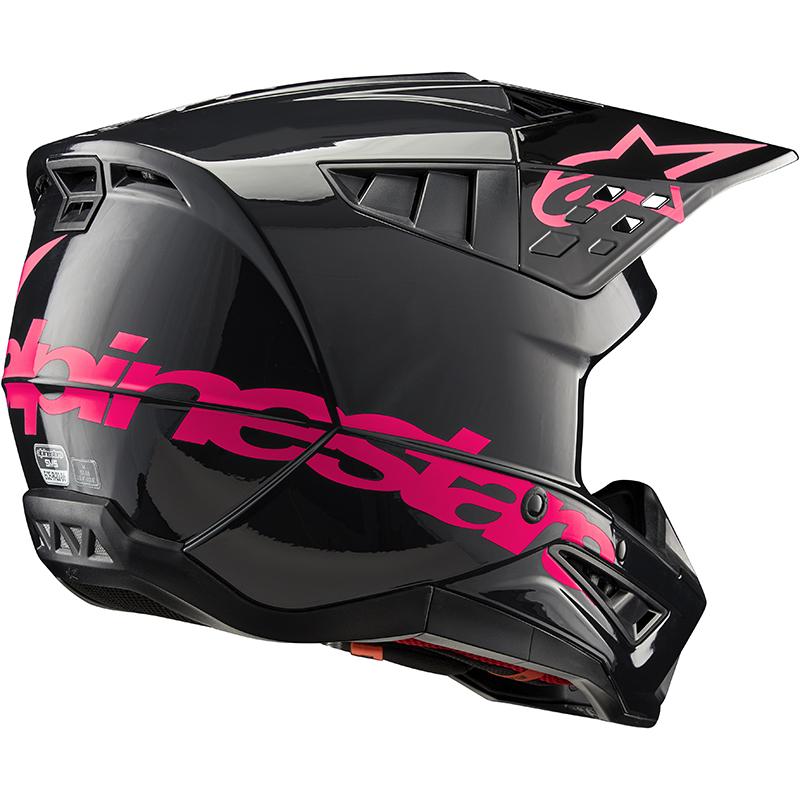 Casque cross Alpinestars S-M5 CORP avec coque thermoplastique et finition colorée — vue 2