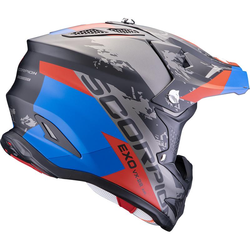 Casque Scorpion VX 22 AIR CX avec visière Exolon et ventilation intégrée — vue 2