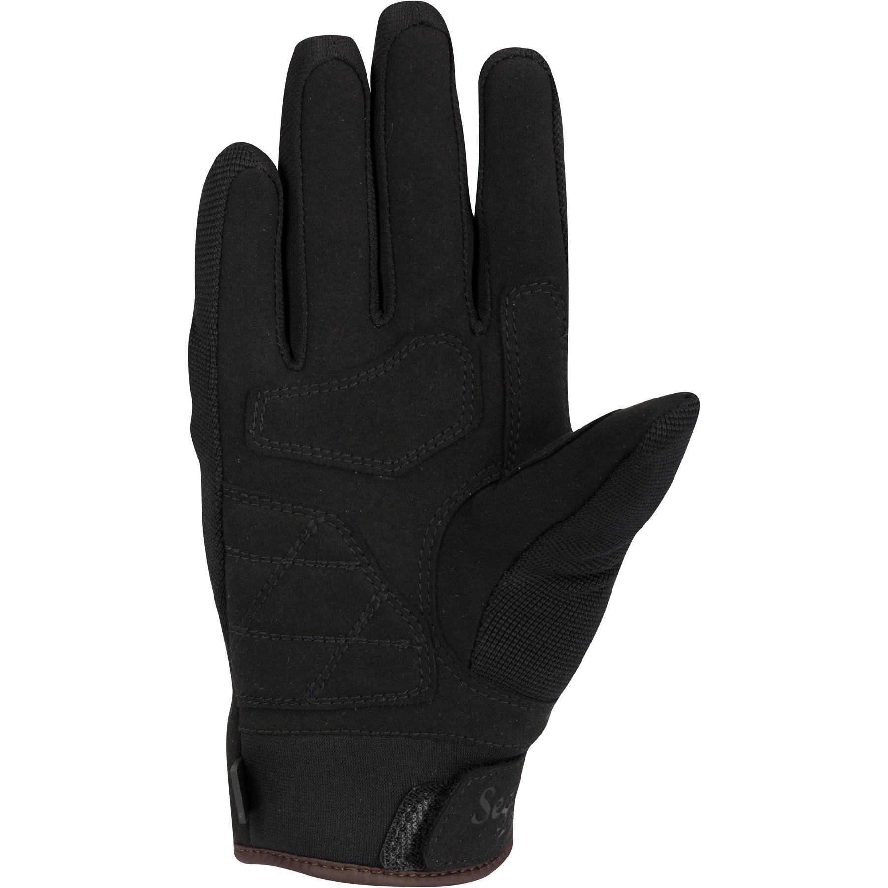 Gants Segura Lady Zeek noirs avec coque aux phalanges et paume renforcée — vue 2