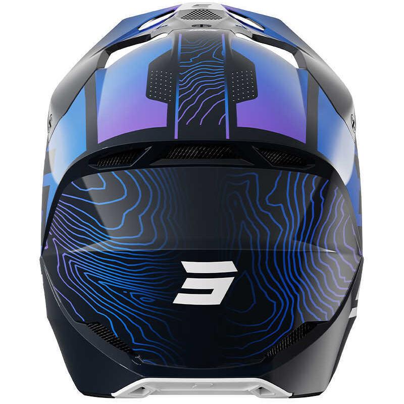 Casque cross SHOT FURIOUS APEX avec visière ventilée et fermeture Double D — vue 2