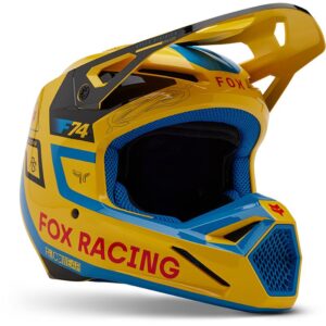 Casque cross FOX V1 RACE SPEC avec visière réglable et fermeture double D