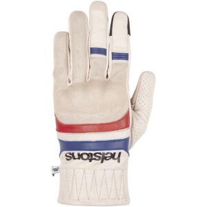 Gants Helstons Bull Air en cuir de chèvre et mesh avec manchette courte