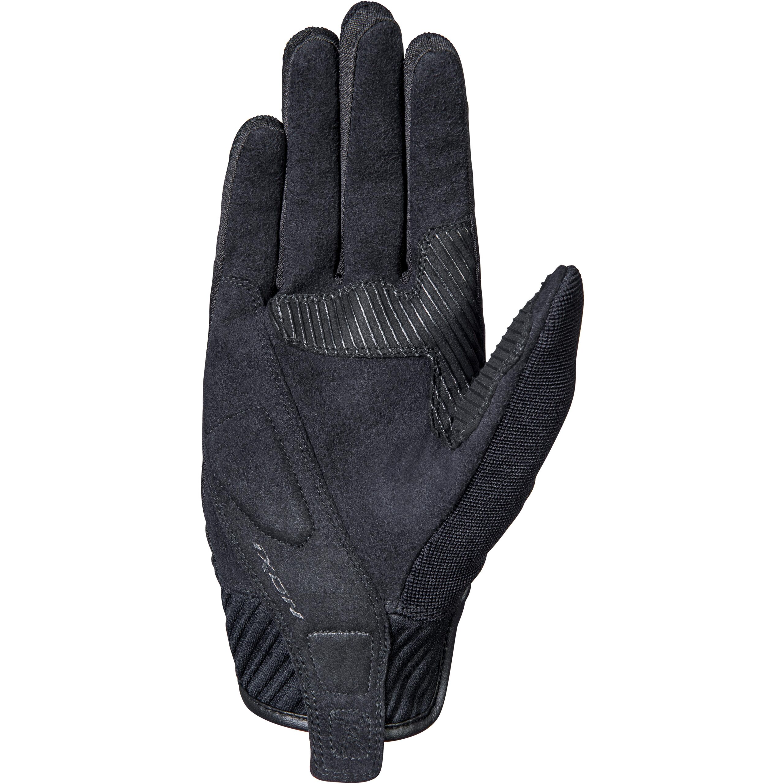 Gants Ixon RS Wheelie noirs avec manchette en néoprène et renforts — vue 2