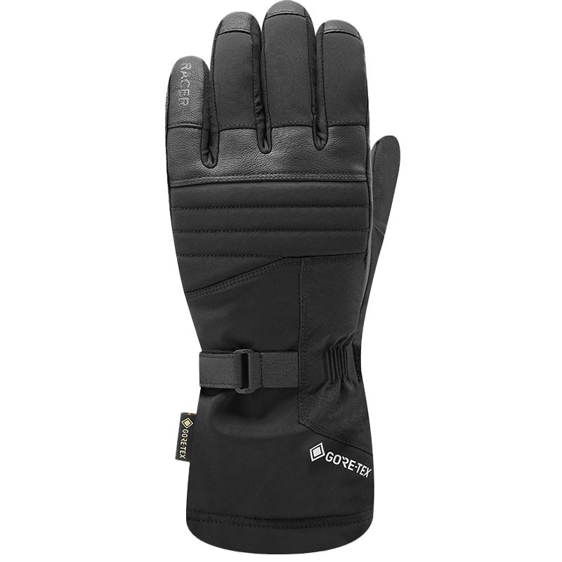 Gants RACER VICTORY 3 GTX noirs à manchettes longues pour la moto