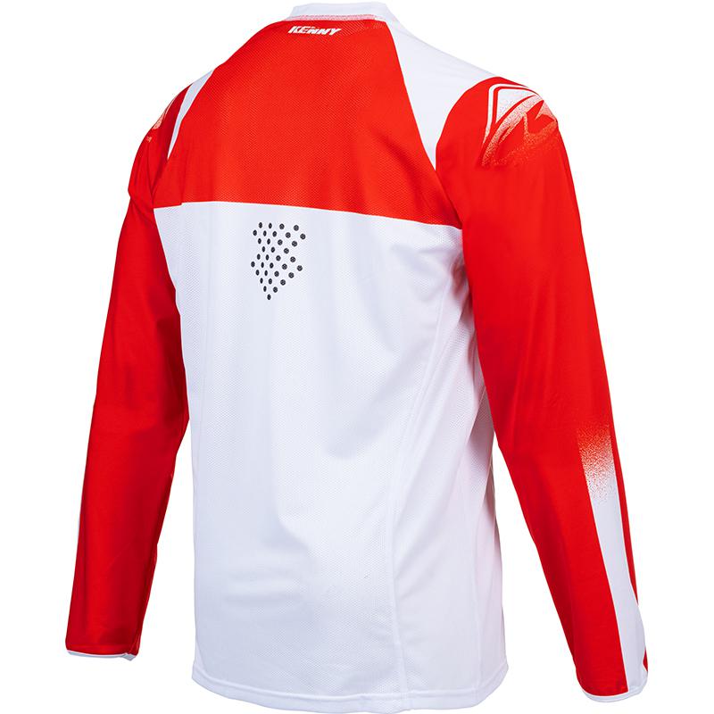 Maillot cross KENNY TITANIUM avec coupe raglan et empiècements aérés — vue 2