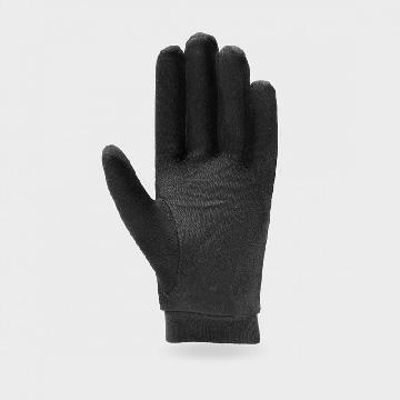Gants RACER GANT SOIE noirs en soie, modèle unisexe — vue 2