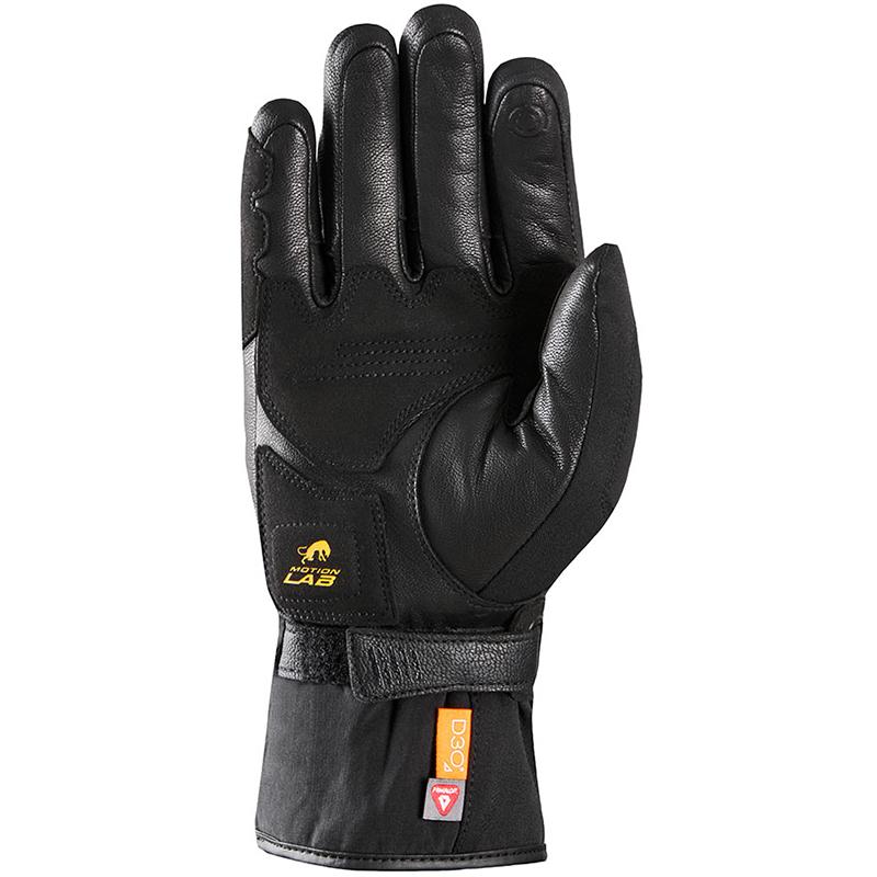 Gants Furygan Oslo D3O Primaloft pour femme, noirs avec détails dorés — vue 2
