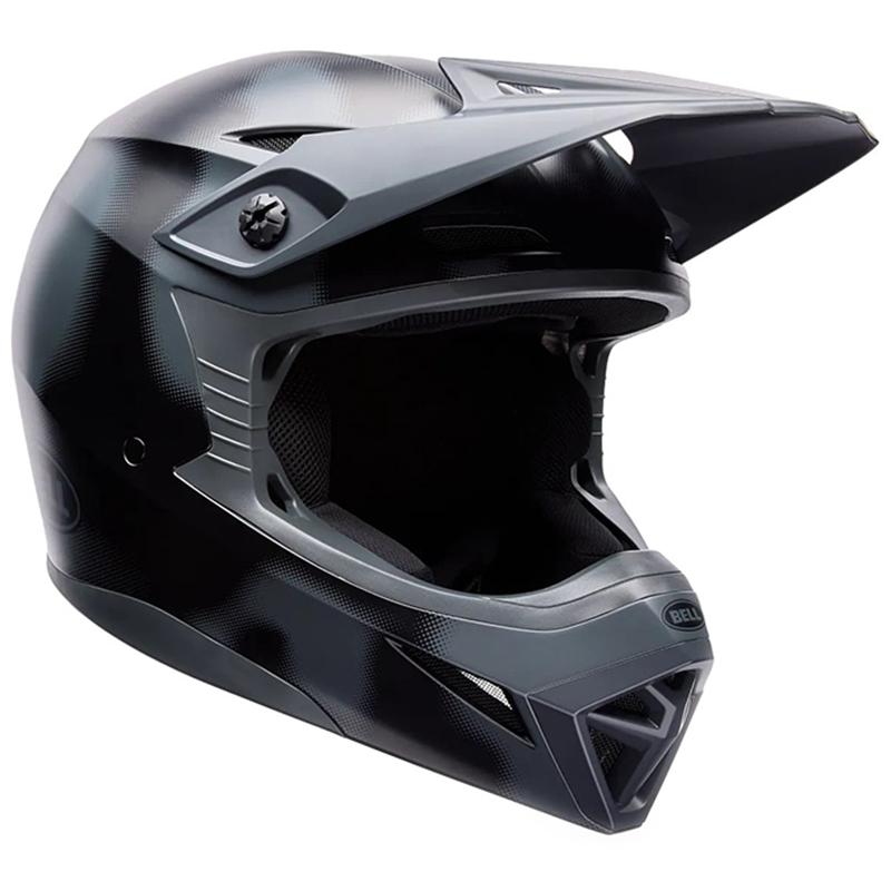 Casque cross Bell MX-10 MIPS noir camo avec visière Flying Bridge