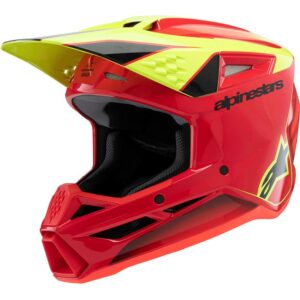 Casque cross Alpinestars M3 pour enfant avec visière et mentonnière