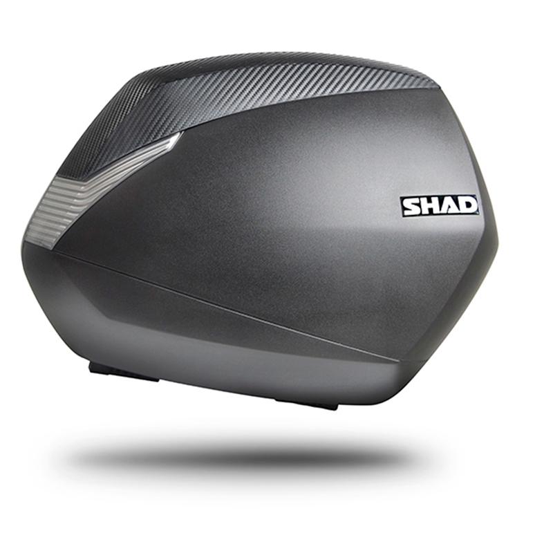 Valise moto SHAD SH36 latérale avec cadre structurel et plateau interne