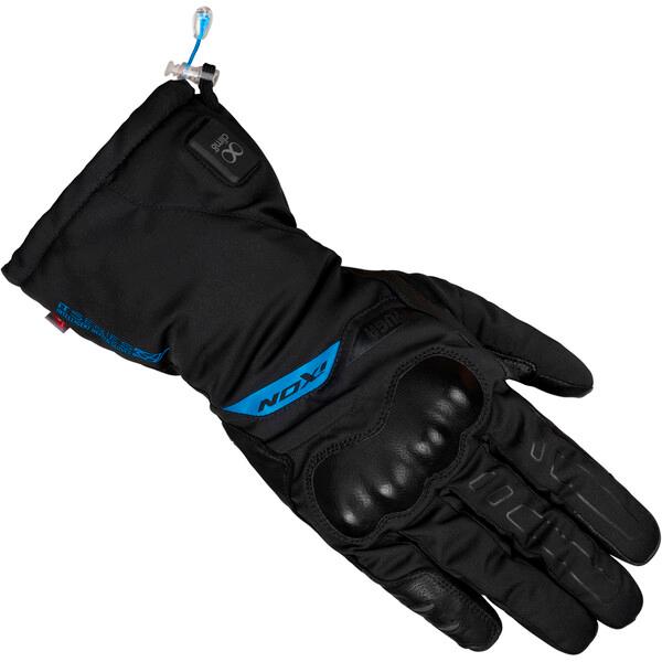 Gants chauffants Ixon IT-YUGA noirs avec manchettes longues et protections articulaires
