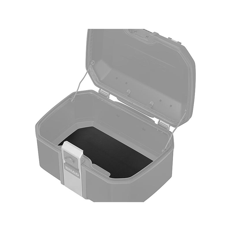 Top case Shad TR55 Terra Black Edition avec finition noire et coffre en aluminium — vue 2