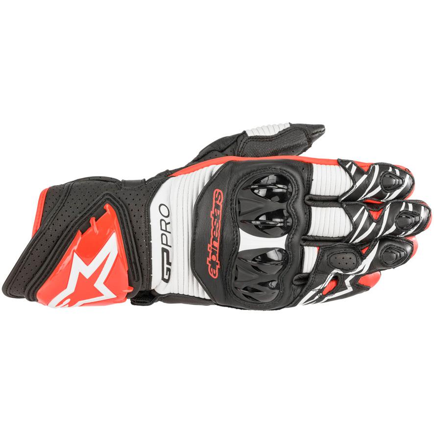 Gants Alpinestars GP Pro R3 racing en cuir avec coque et renforts