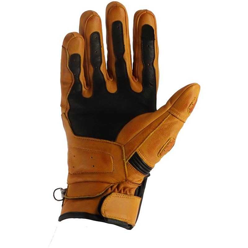 Gants Helstons SPORT en cuir perforé, avec coque carbone et manchette courte — vue 2