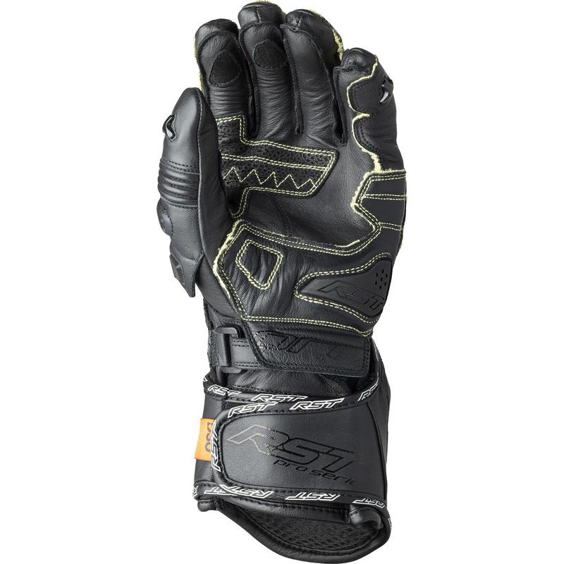 Gants RST PRO SERIES GP D3O en cuir noir avec protections intégrées — vue 2