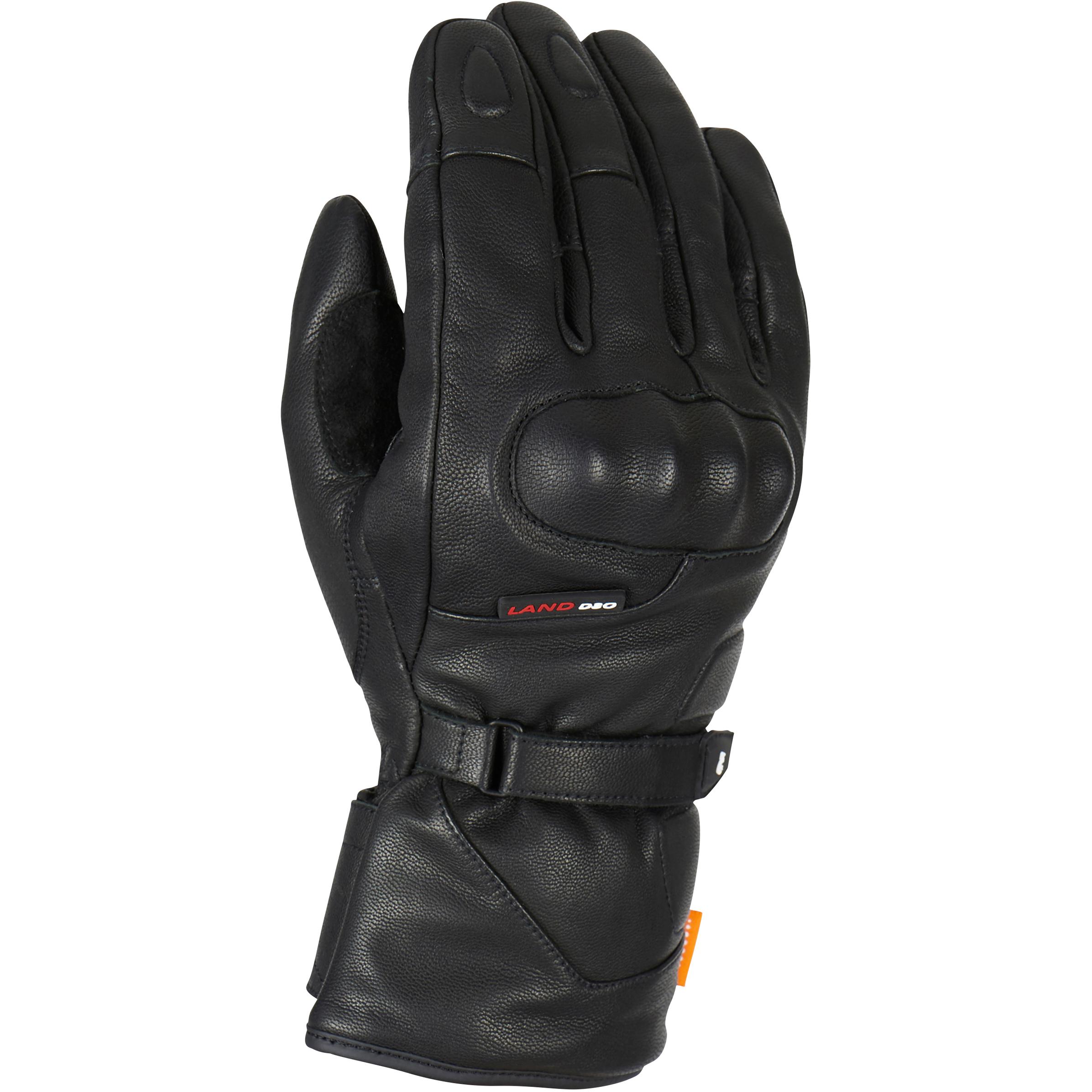 Gants Furygan Land D3O 37.5 noirs avec coque phalanges et paume renforcée