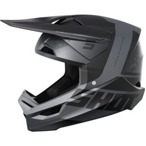 Casque cross SHOT FURIOUS ELECTRON avec visière ventilée et fermeture Double D