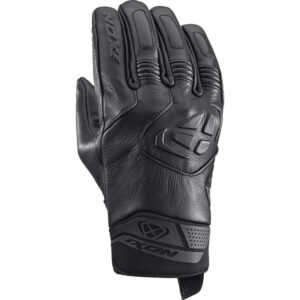Gants Ixon MIG 2 LEATHER en cuir avec manchette courte et renforts de paume.