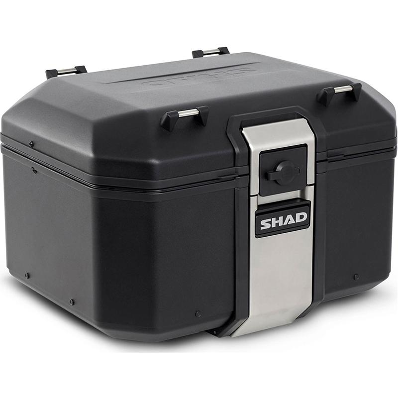 Top case Shad TR48 TERRA BLACK EDITION avec coque noire en aluminium