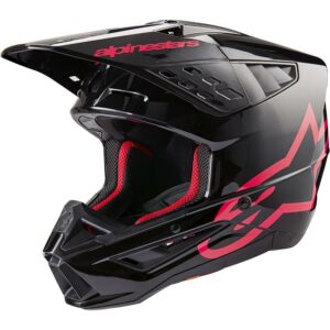 Casque cross Alpinestars S-M5 CORP avec coque thermoplastique et finition colorée