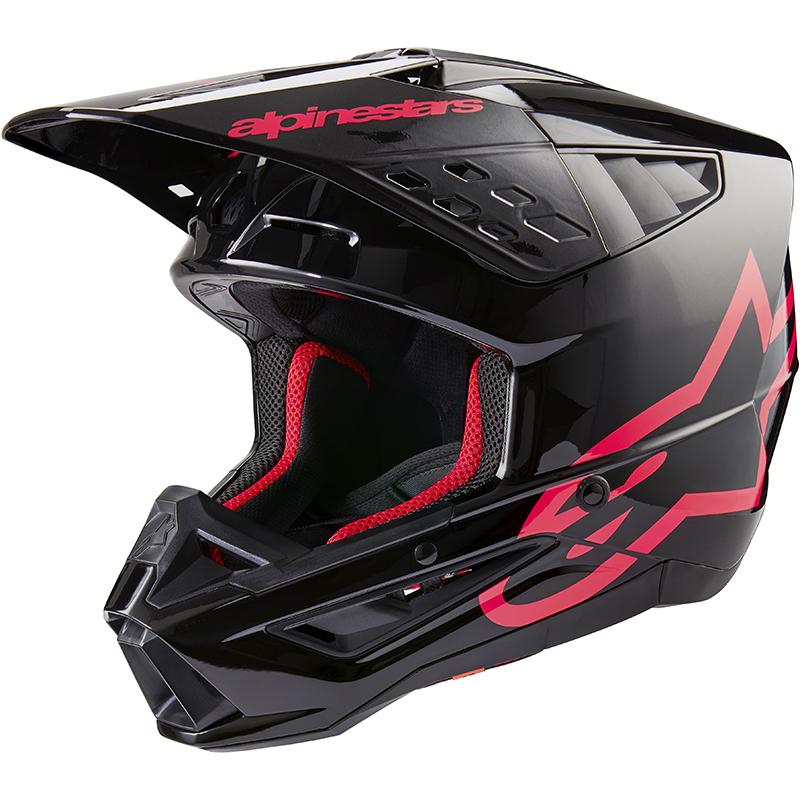 Casque cross Alpinestars S-M5 CORP avec coque thermoplastique et finition colorée