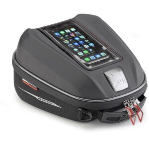 Sacoche réservoir GIVI ST611 avec fenêtre smartphone et poignée de transport