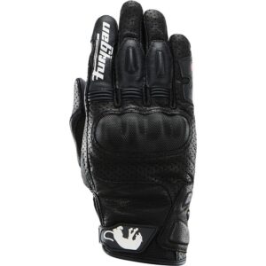 Gants Furygan TD21 Vented Evo noirs en cuir perforé pour l’été