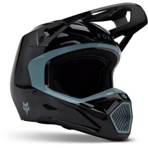 Casque cross FOX V1 TAUNT avec visière réglable et fermeture double D