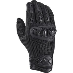 Gants Ixon Mirage Airflow noirs avec dos en mesh et paume perforée
