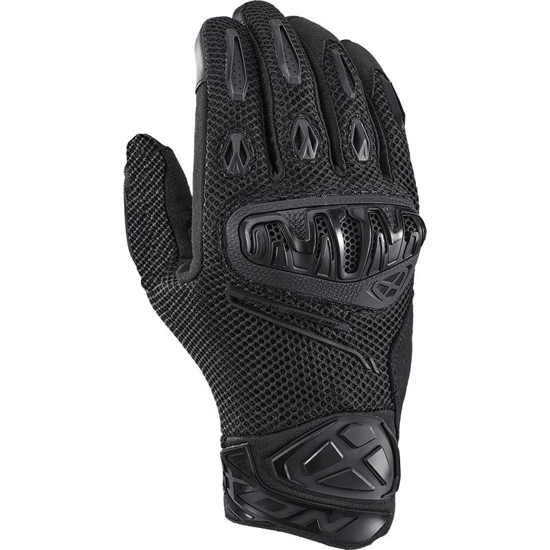 Gants Ixon Mirage Airflow noirs avec dos en mesh et paume perforée